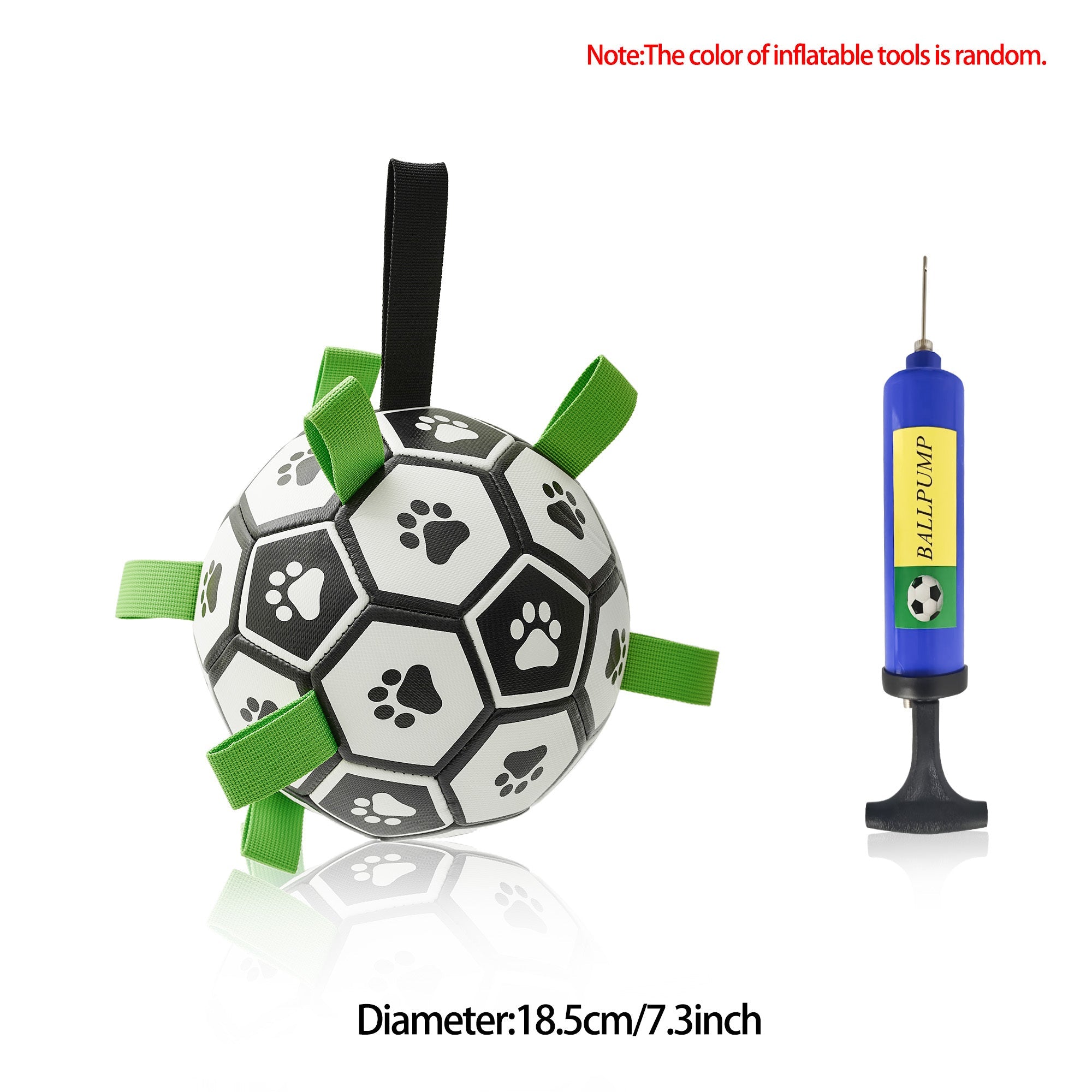 Interactive Soccer Ball Toy for Large Dogs - Outdoor Training Fun! - silverfoxgoods